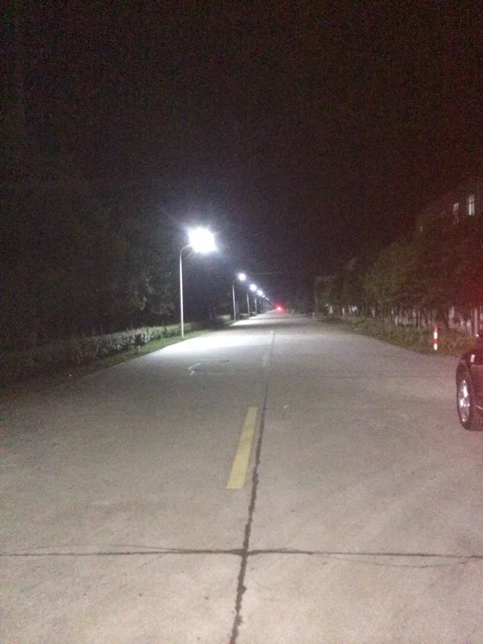武進(jìn)湖蔣線路段路燈安裝
