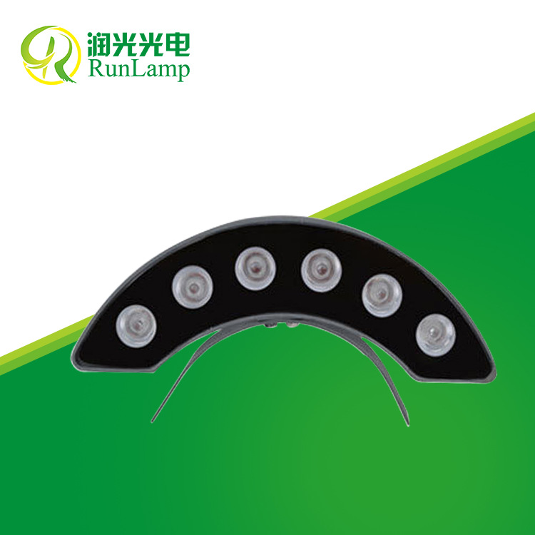 LED瓦楞燈戶外防水瓦片燈古樓亮化月牙燈